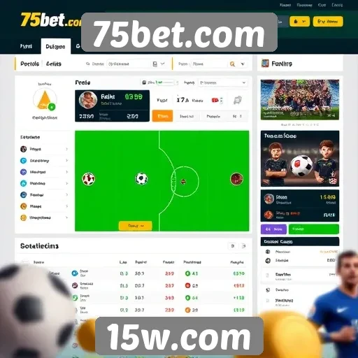 Interface do usuário do 75bet.com recebe atualizações significativas